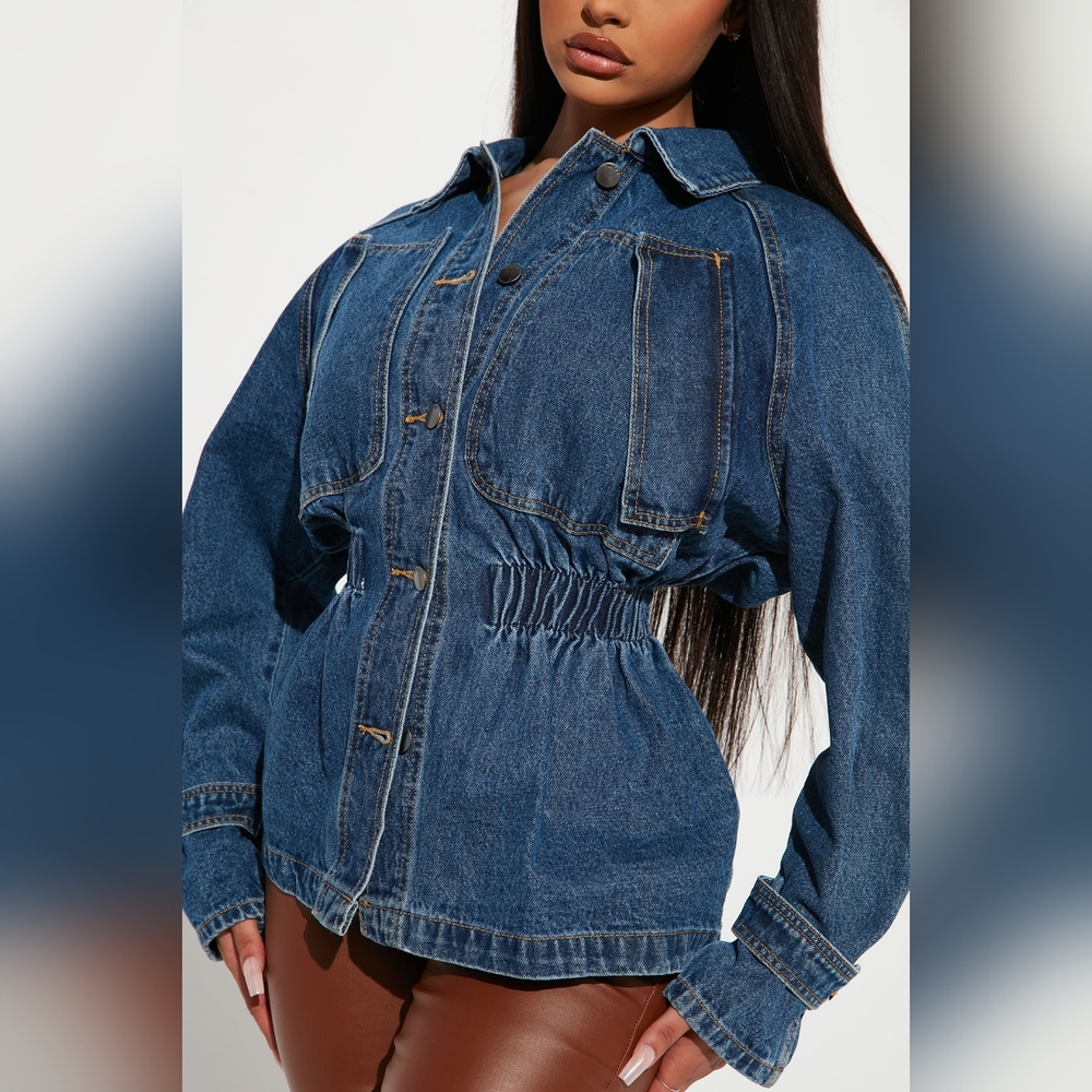 Fashion nova denim jacket - Picture 2 of 4